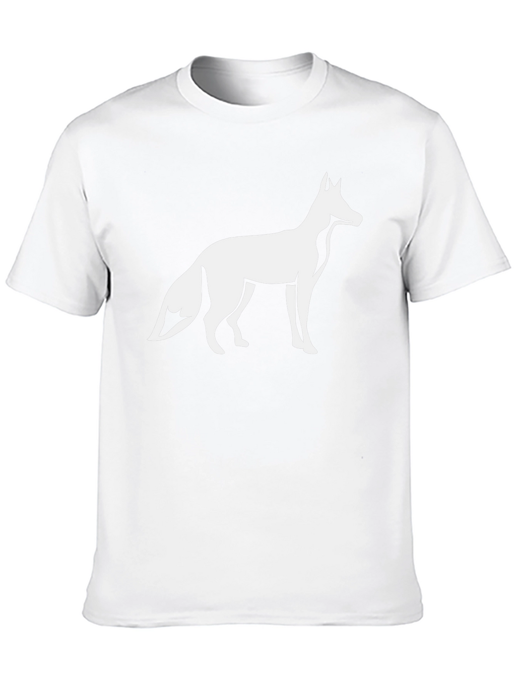 Fox Graphic Tee - Black Cotton Blend T-Shirt