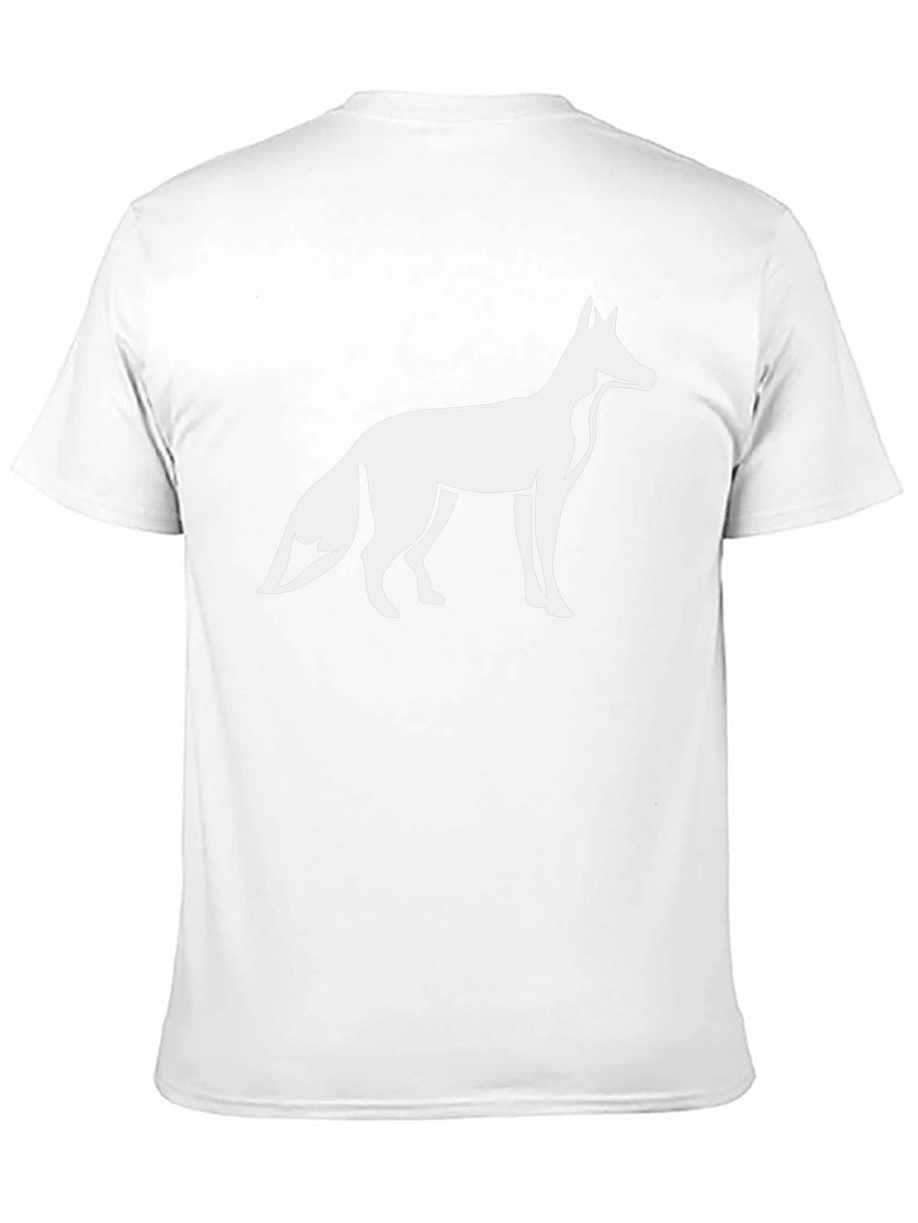 Fox Graphic Tee - Black Cotton Blend T-Shirt