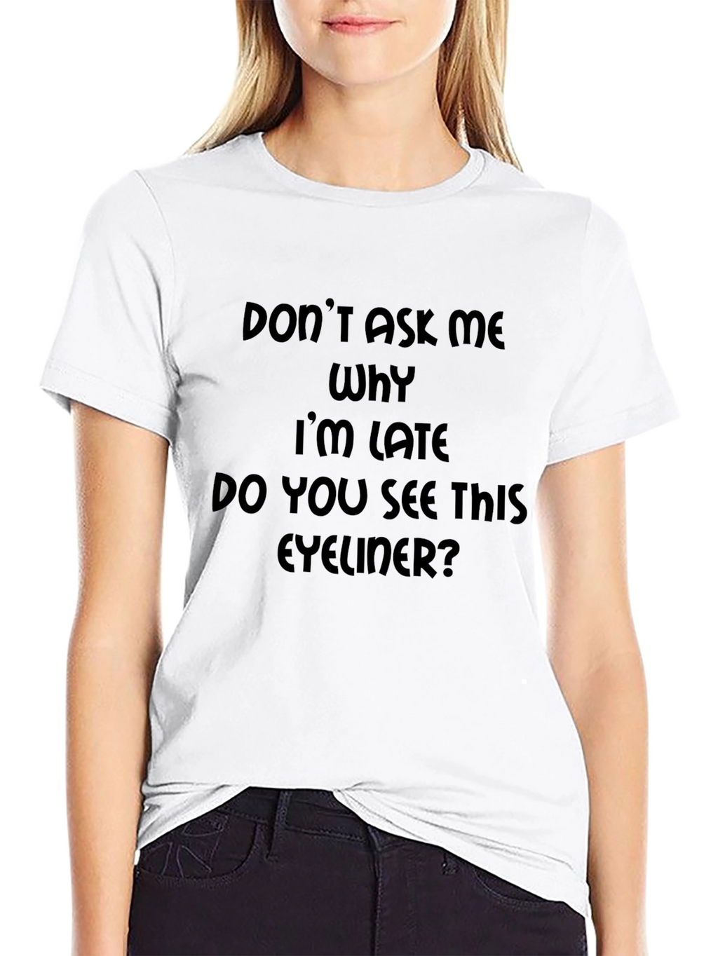 Funny Eyeliner Graphic T-Shirt