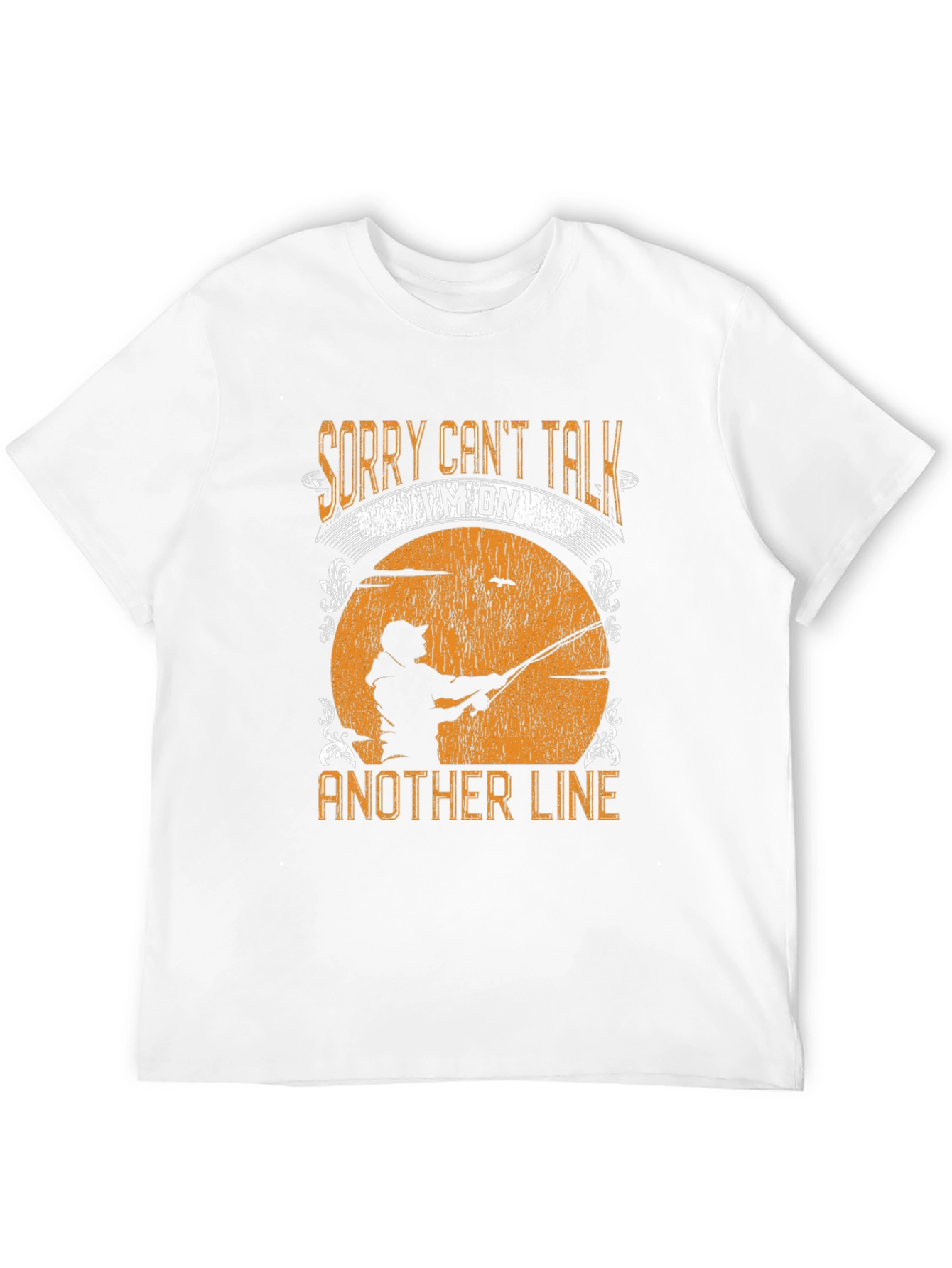 Sorry Cant Talk Fishing T-Shirt