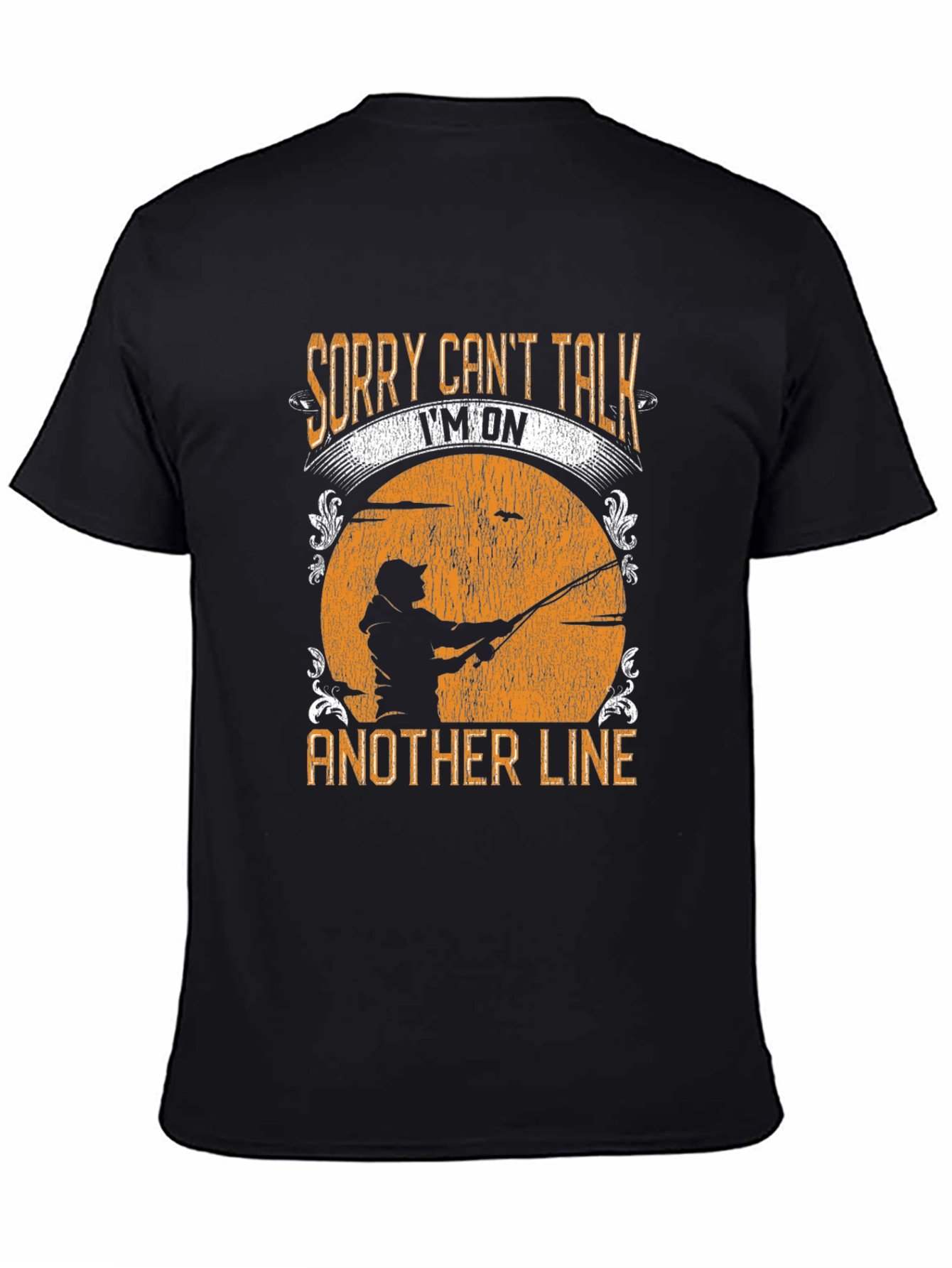 Sorry Cant Talk Fishing T-Shirt