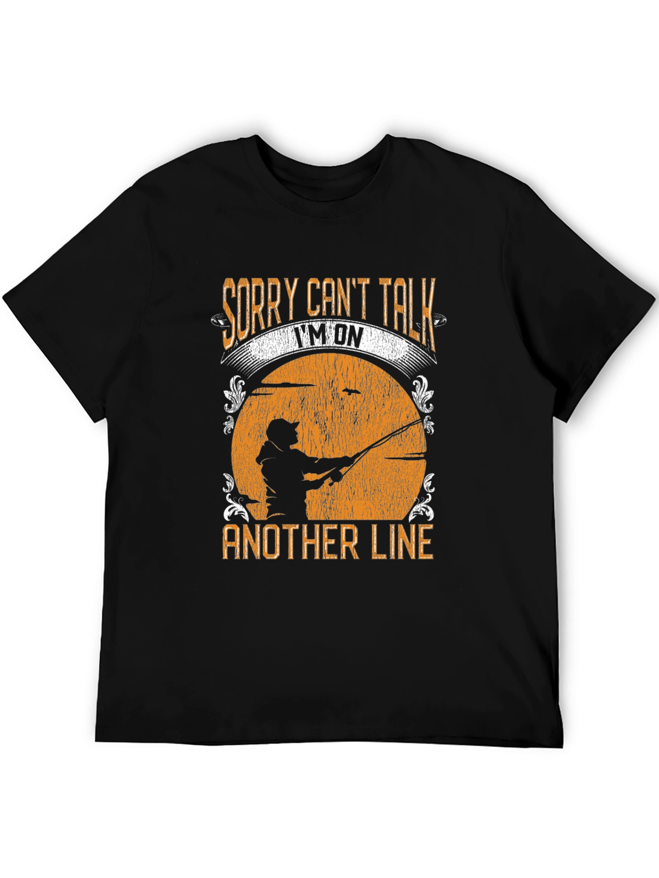 Sorry Cant Talk Fishing T-Shirt