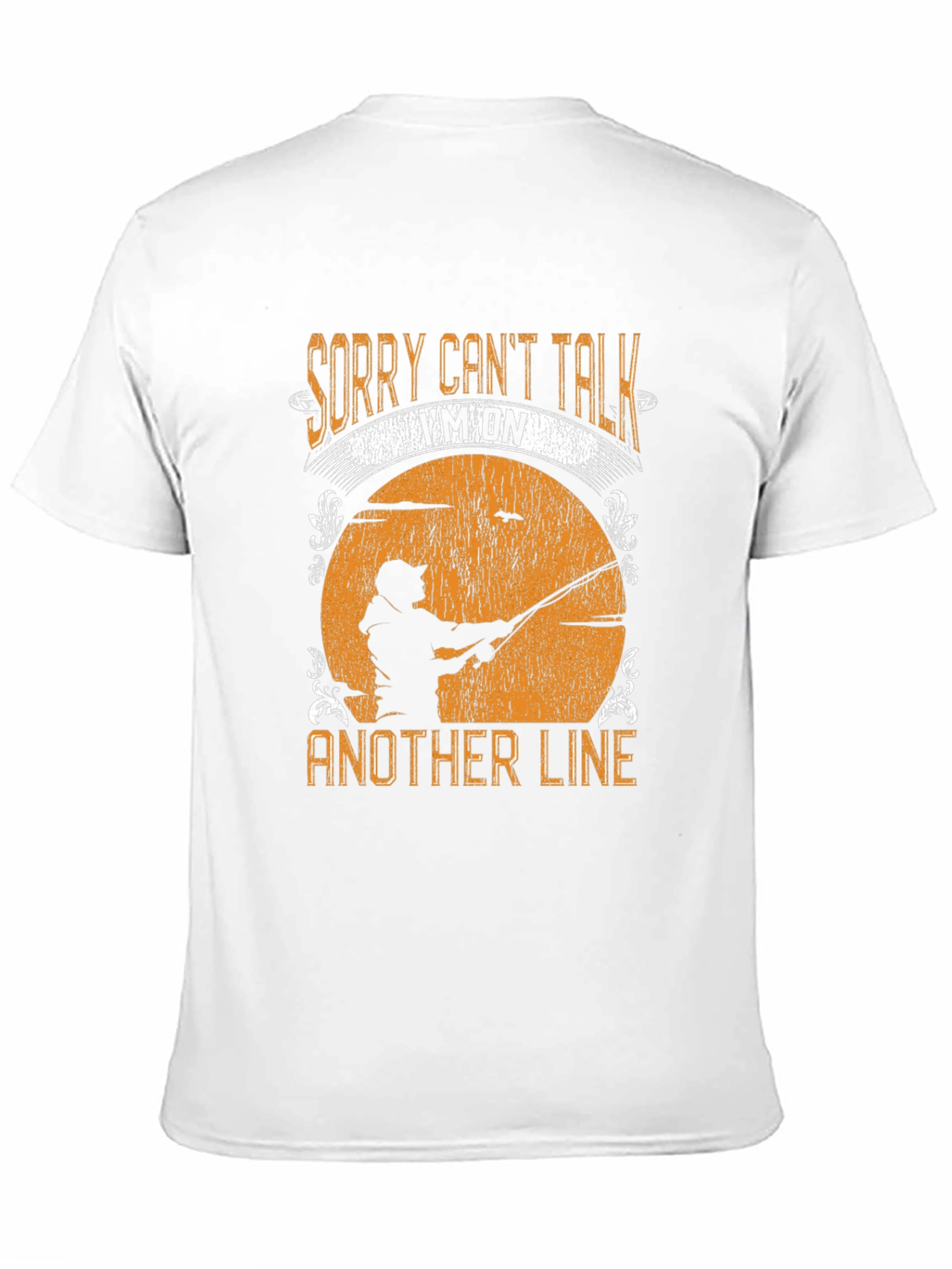 Sorry Cant Talk Fishing T-Shirt