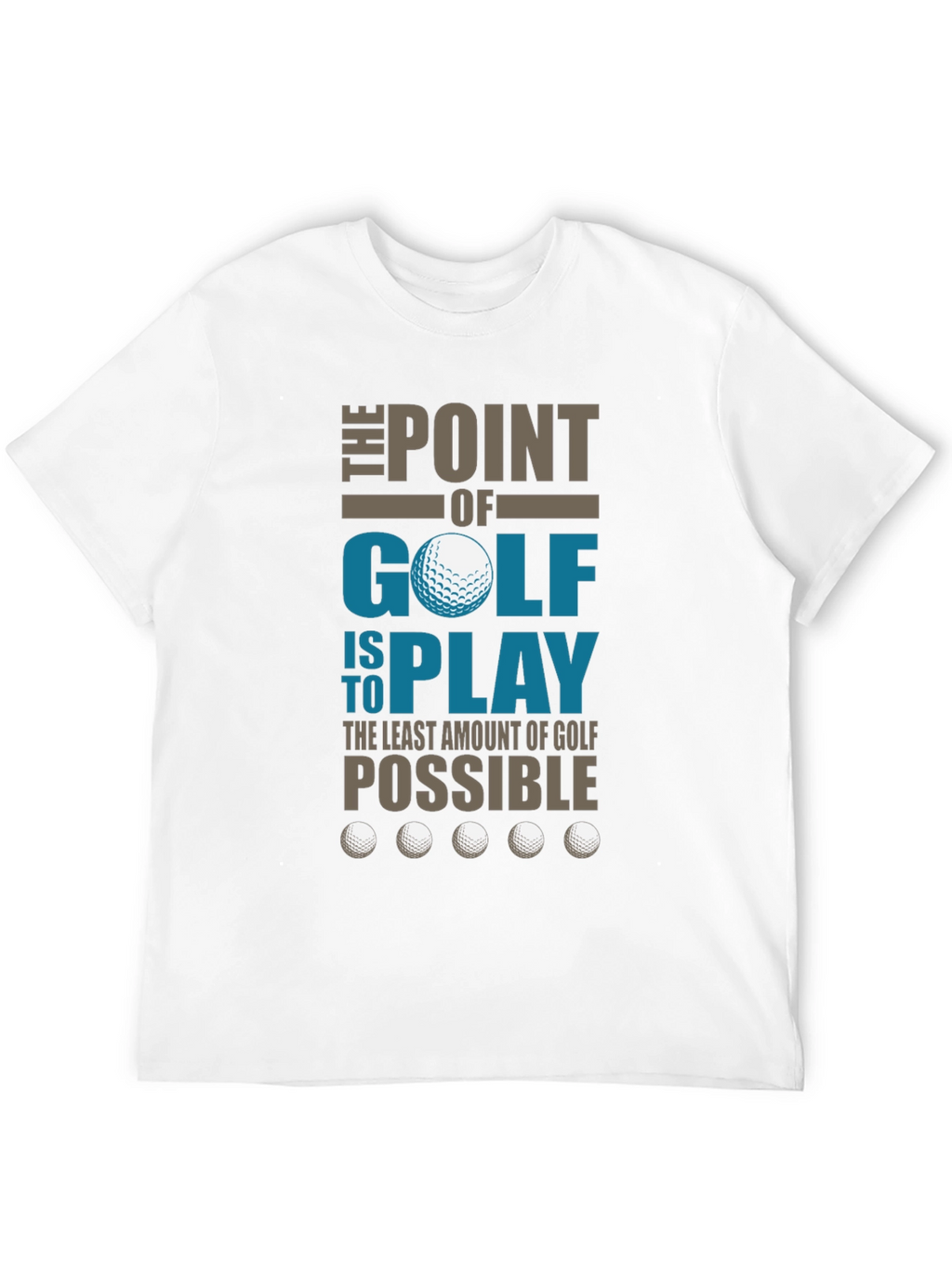 Funny Golf T-Shirt - The Point of Golf