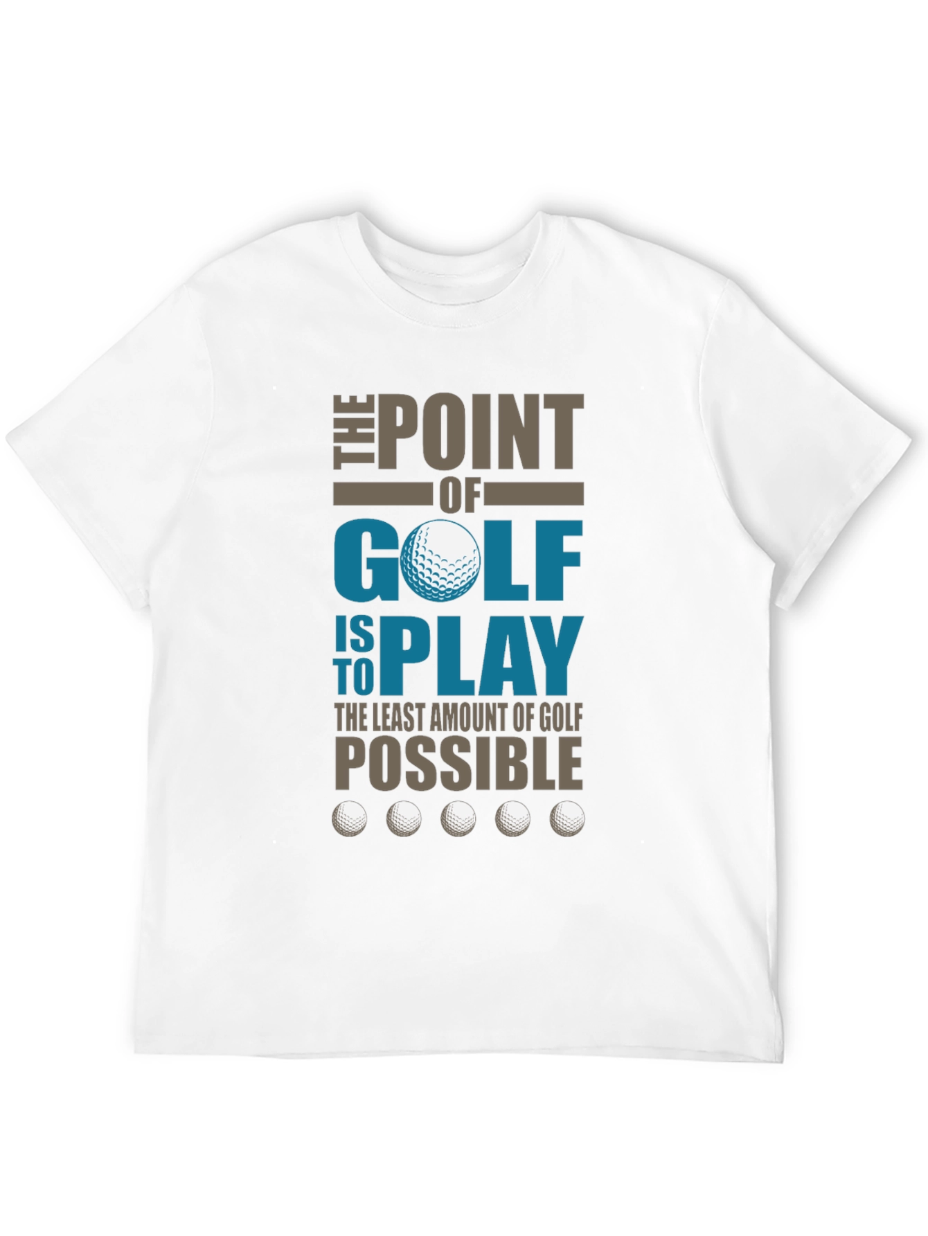Funny Golf T-Shirt - The Point of Golf