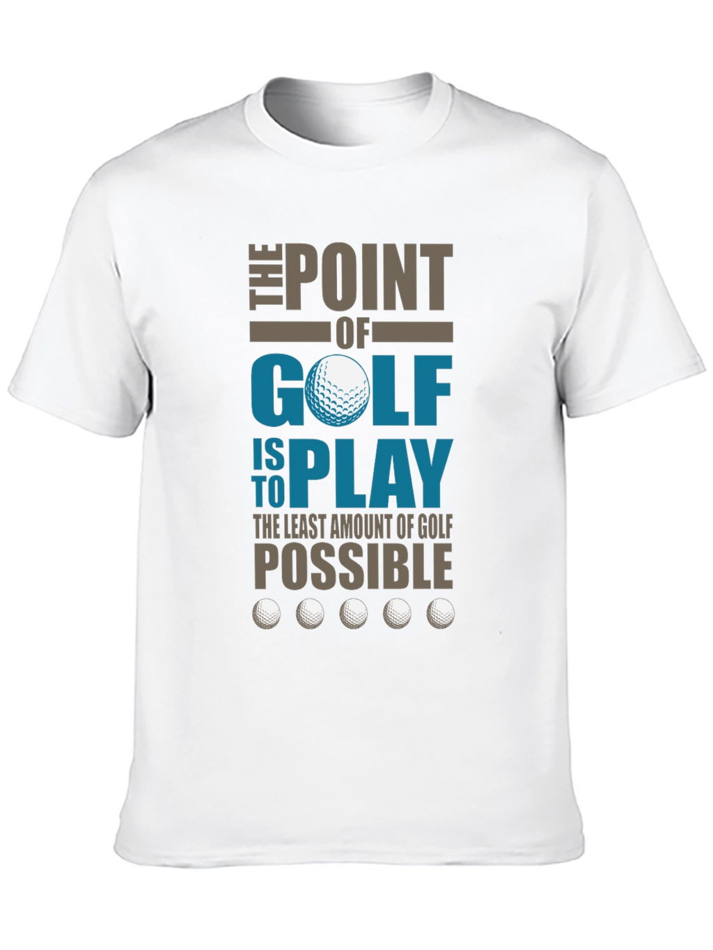 Funny Golf T-Shirt - The Point of Golf