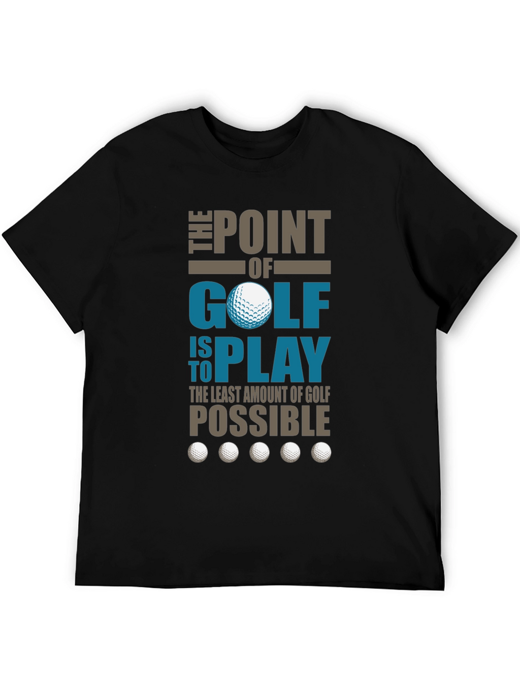 Funny Golf T-Shirt - The Point of Golf