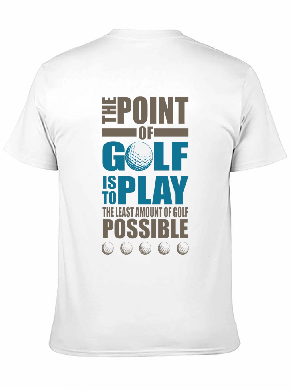 Funny Golf T-Shirt - The Point of Golf