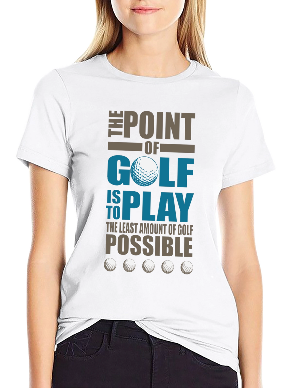 Funny Golf T-Shirt - The Point of Golf