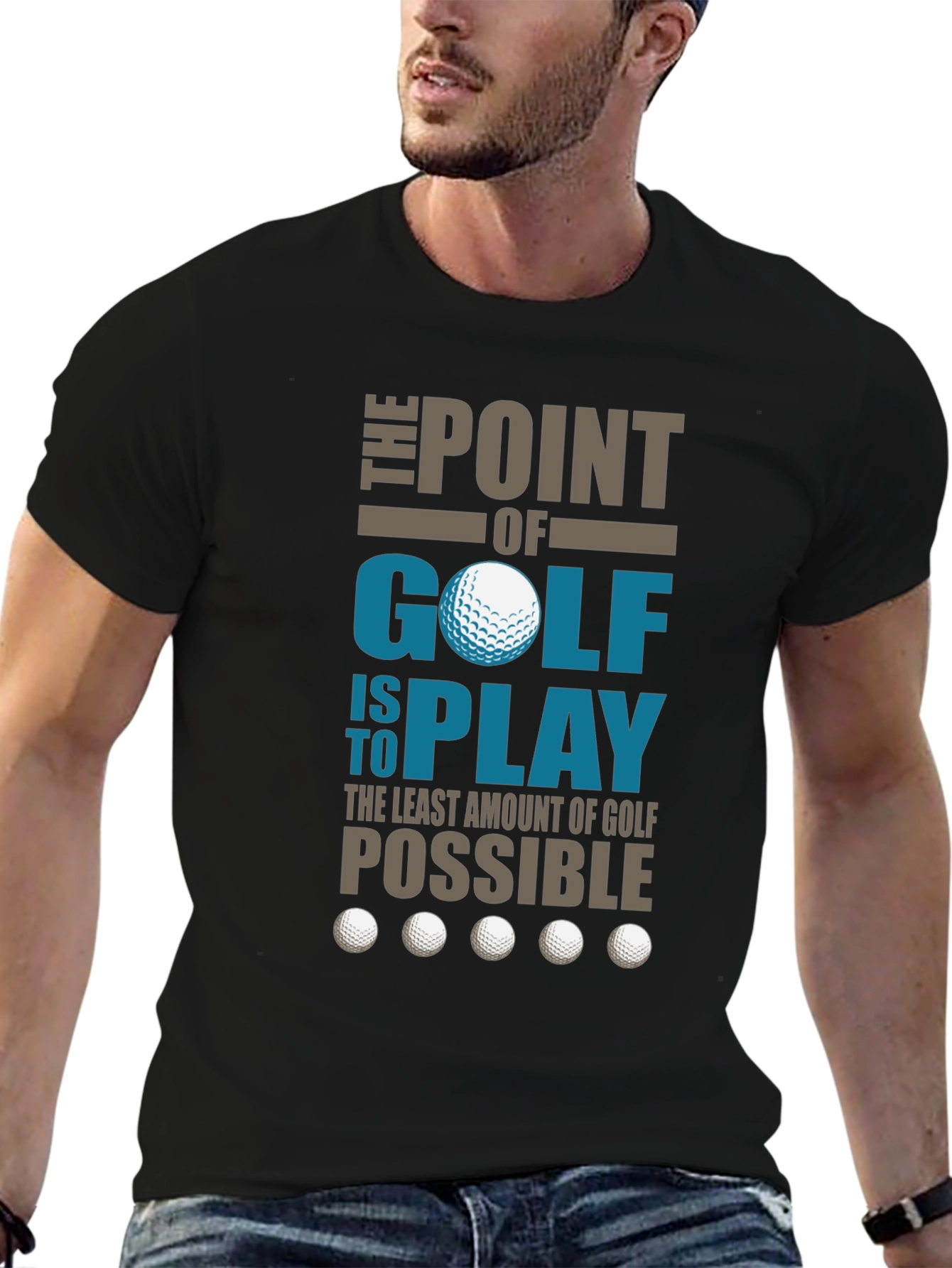 Funny Golf T-Shirt - The Point of Golf