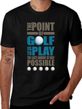 Funny Golf T-Shirt - The Point of Golf