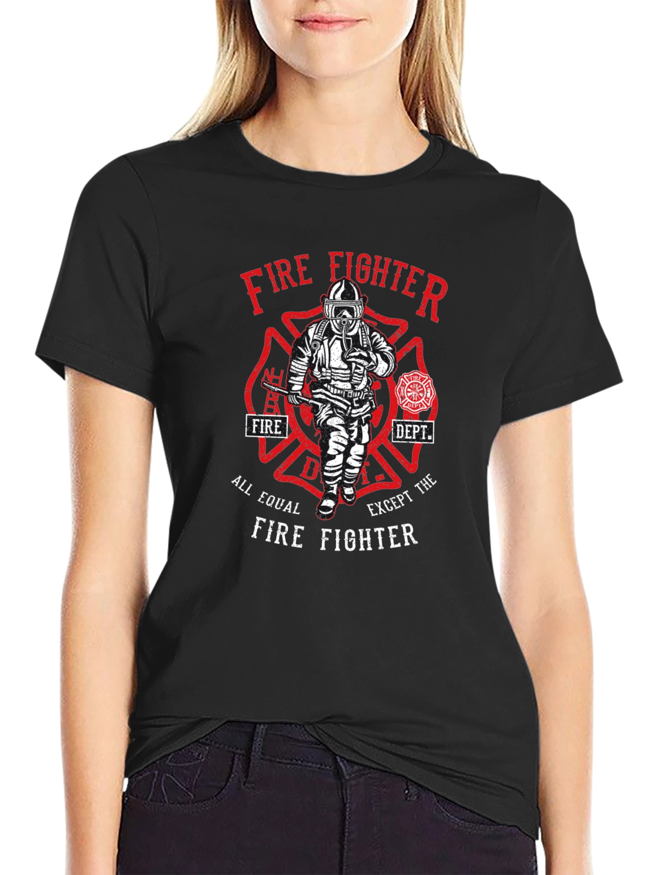 Firefighter Graphic T-Shirt - All Equal