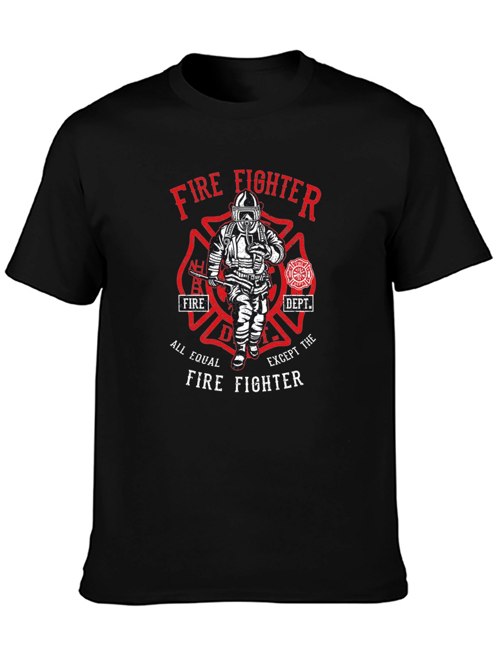 Firefighter Graphic T-Shirt - All Equal