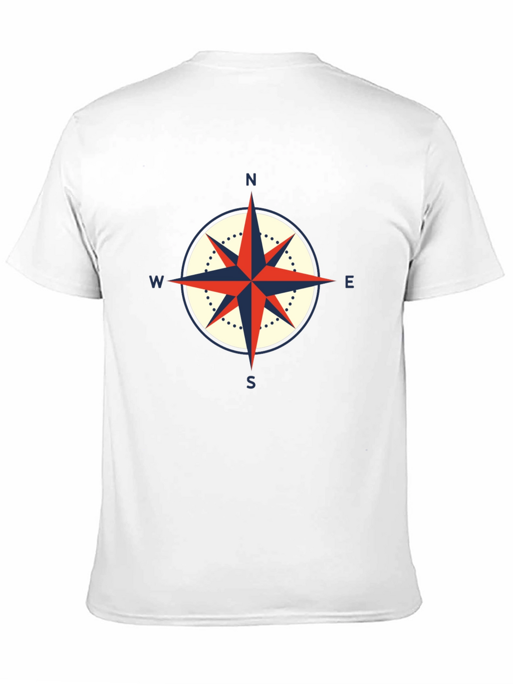 Compass Graphic Black T-Shirt - Nautical Style