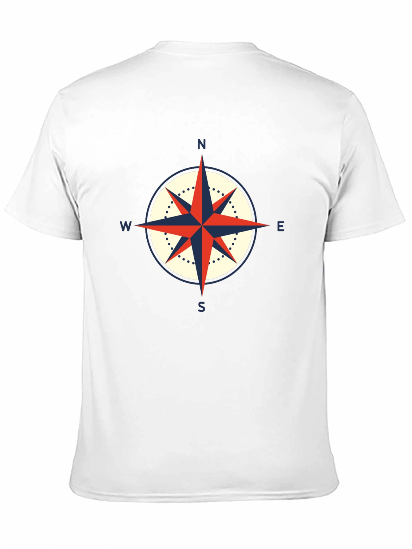 Compass Graphic Black T-Shirt - Nautical Style