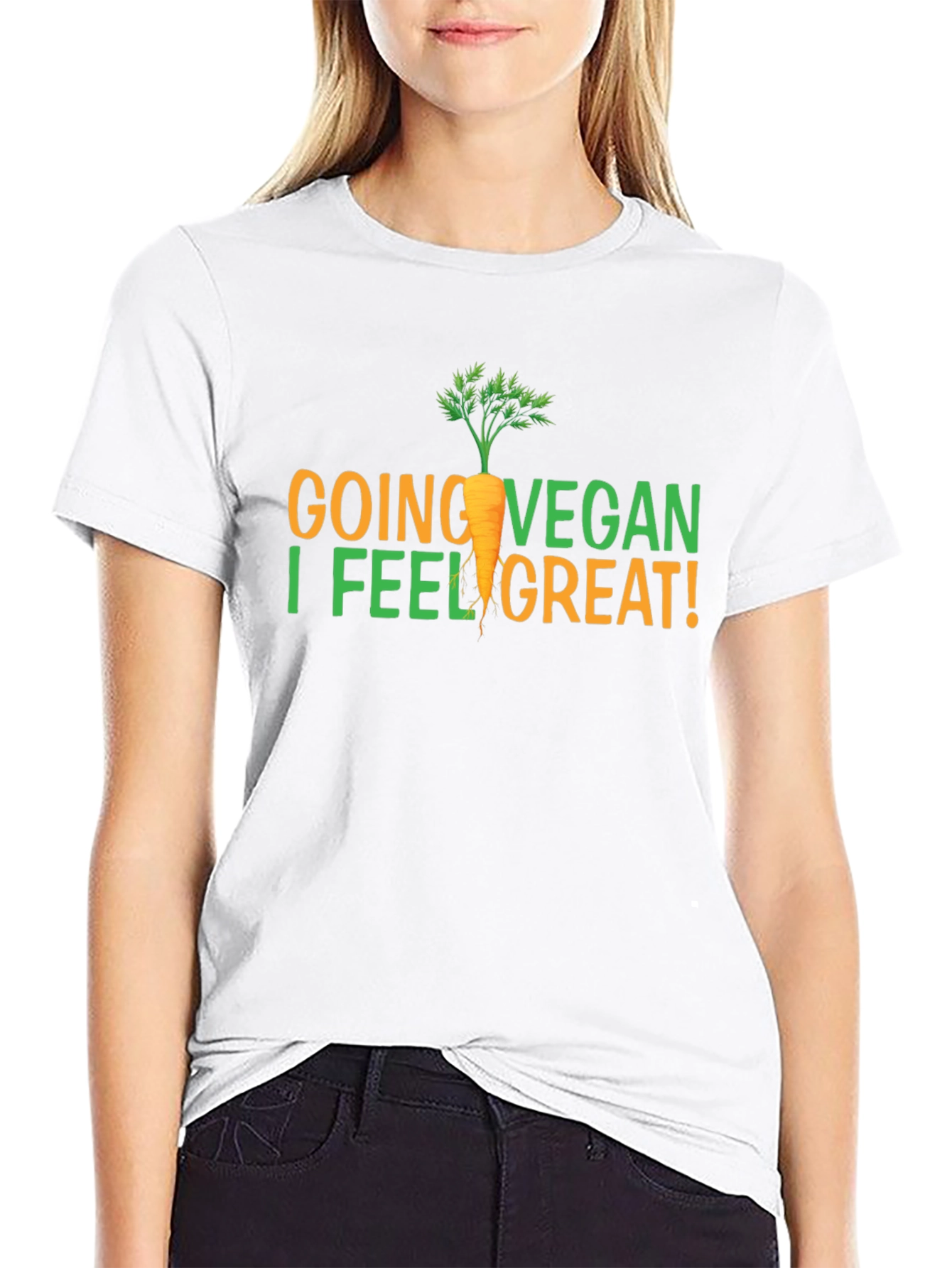 Vegan Life T-Shirt - Going Vegan I Feel Great Tee