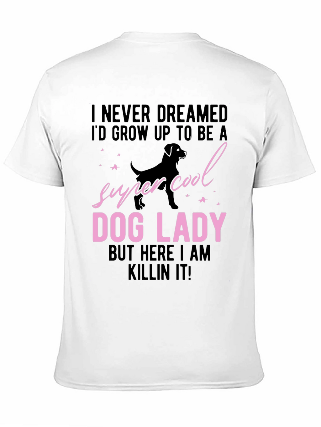 Super Cool Dog Lady Graphic T-Shirt