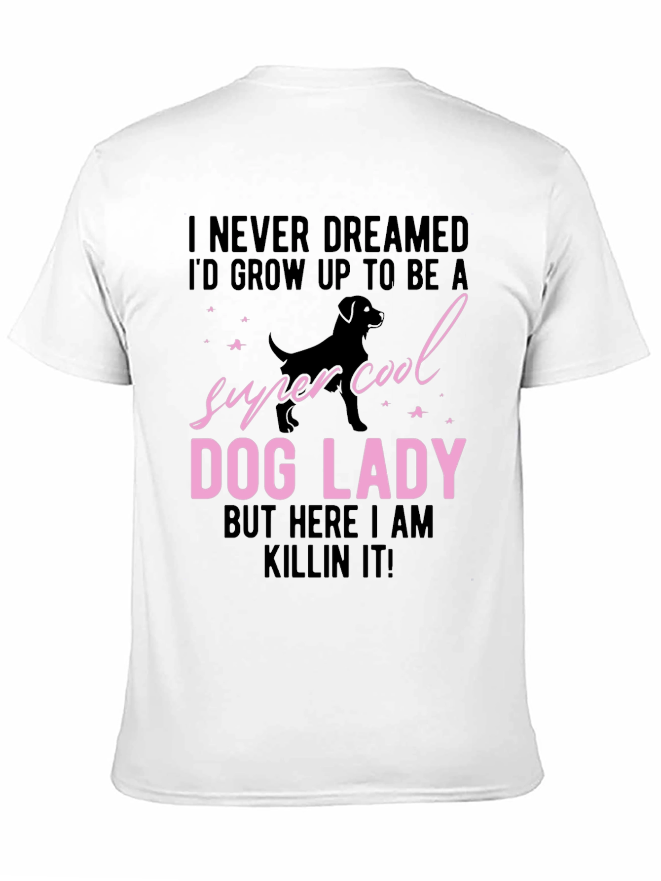 Super Cool Dog Lady Graphic T-Shirt