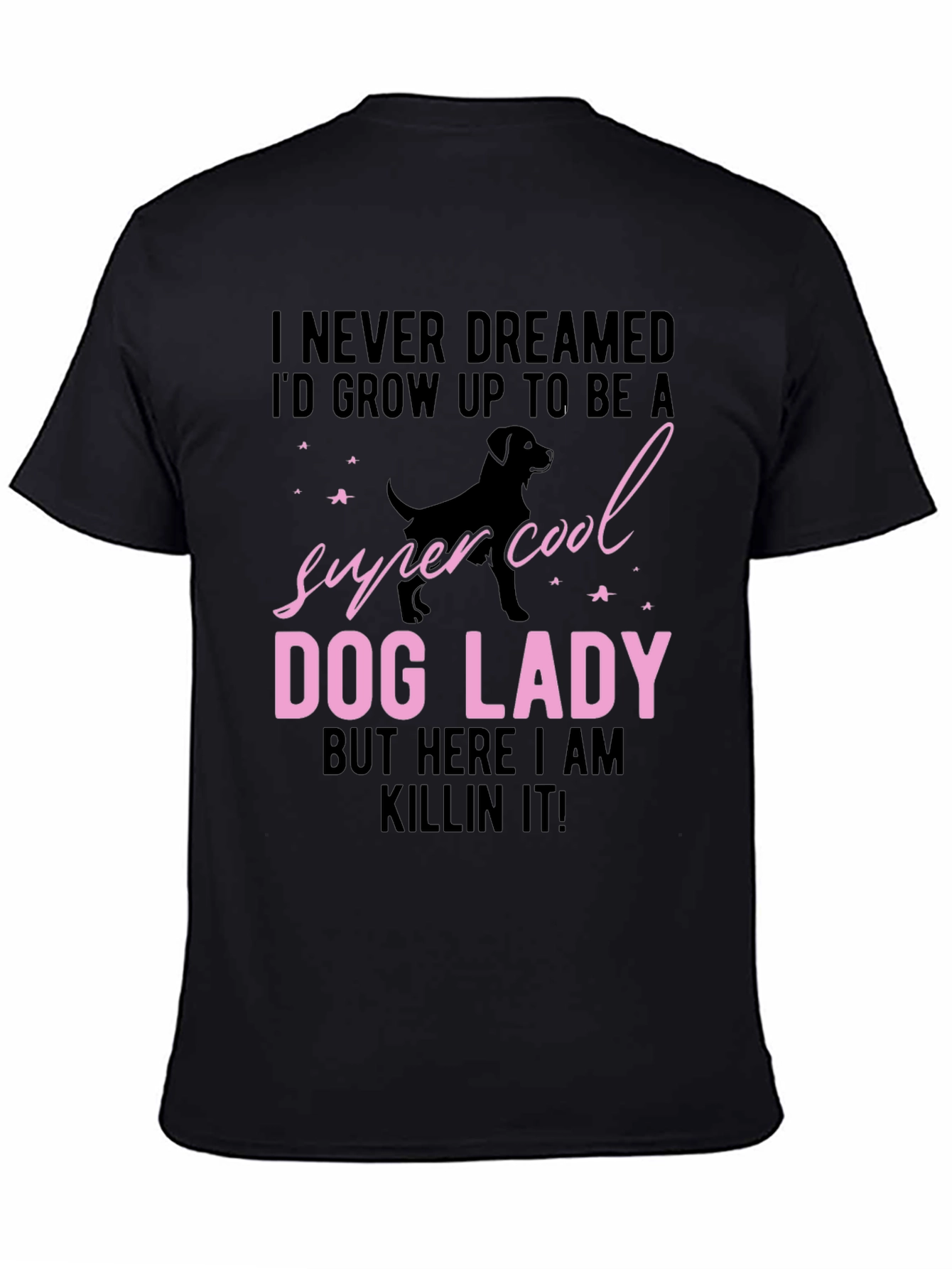 Super Cool Dog Lady Graphic T-Shirt
