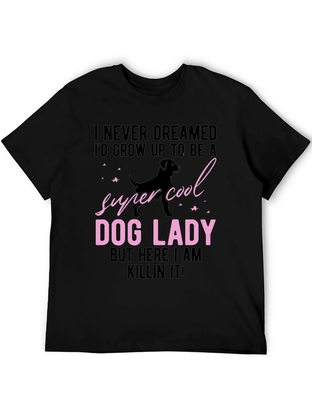 Super Cool Dog Lady Graphic T-Shirt