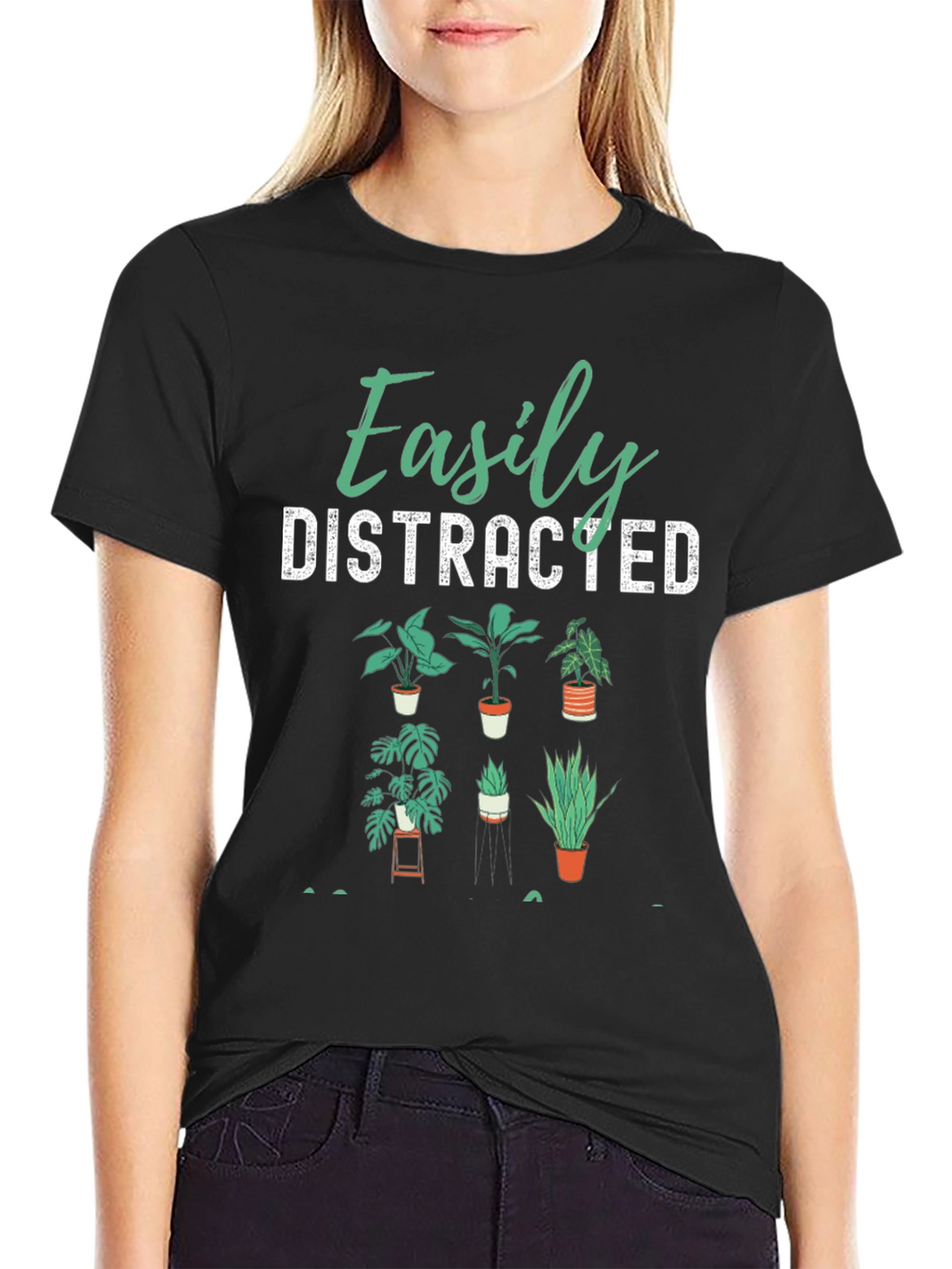 Easily Distracted Plants Graphic Tee