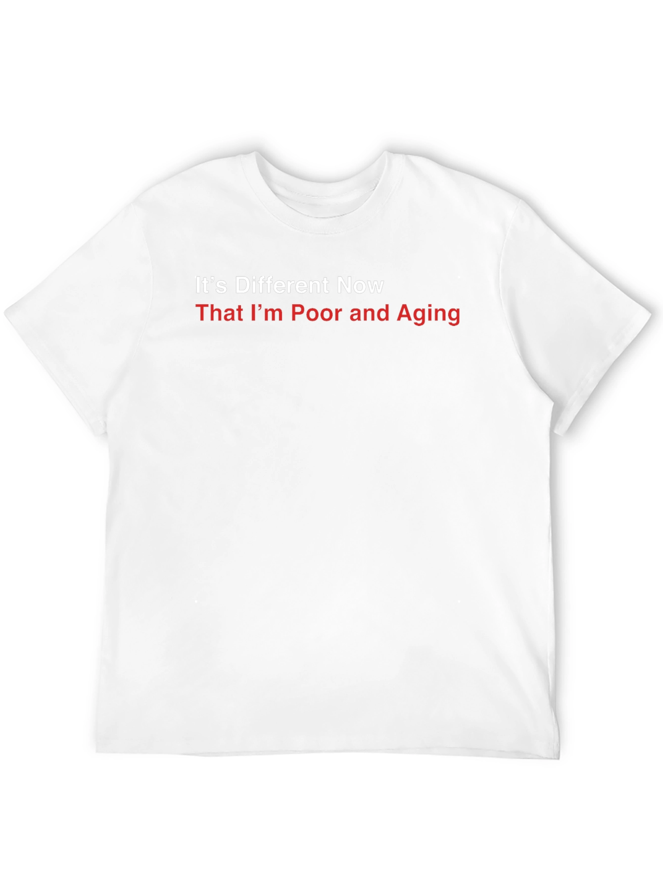 Its Different Now Funny Sarcastic Graphic T-Shirt