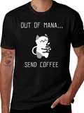Out of Mana Send Coffee T-Shirt