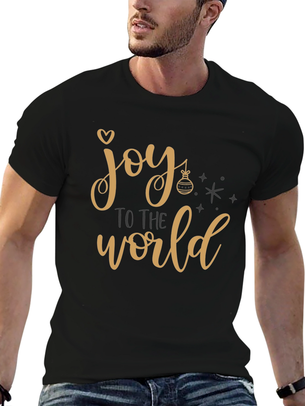 Joy to the World Christmas Graphic Tee