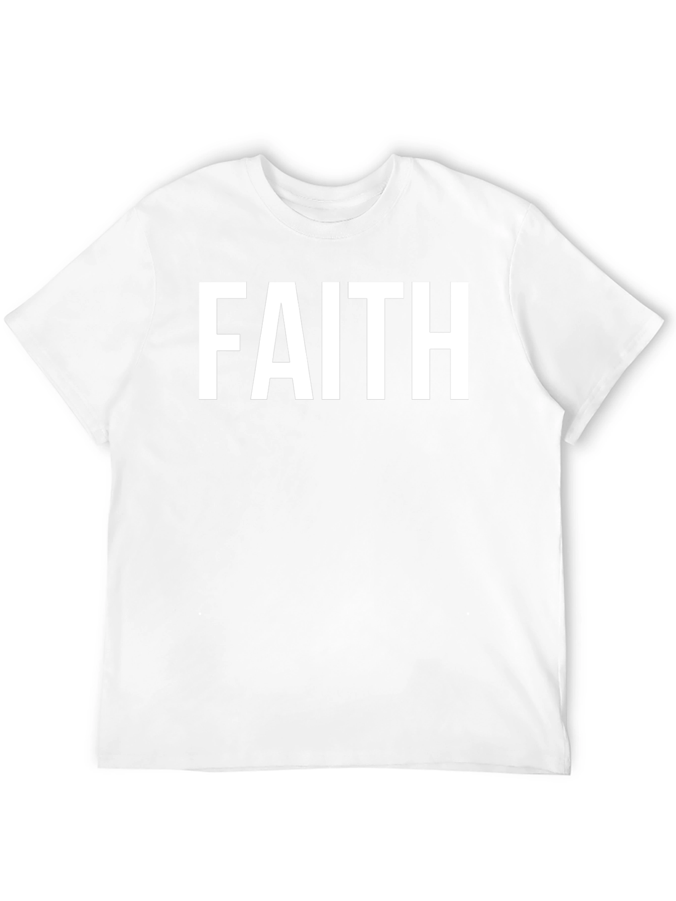 Faith Statement Graphic Tee - Classic Black