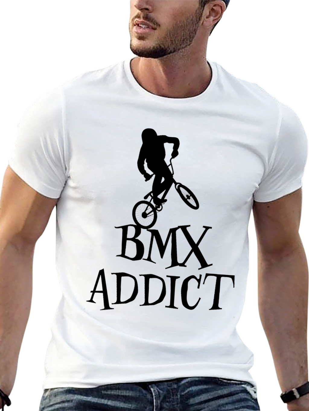 BMX Addict Black T-Shirt