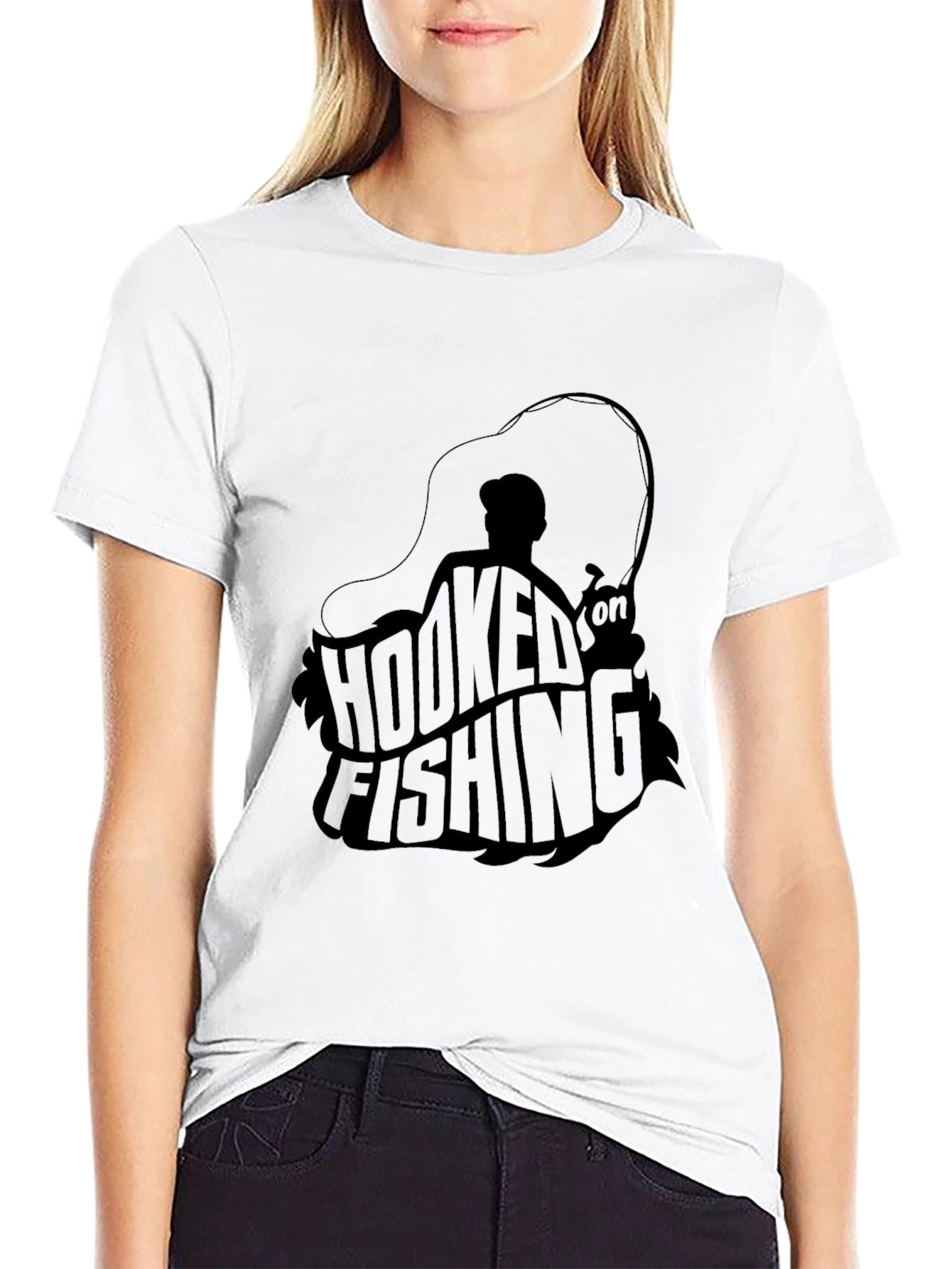 Hooked on Fishing Graphic Tee