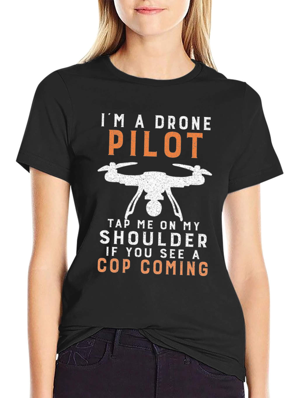 Drone Pilot Novelty Graphic T-Shirt