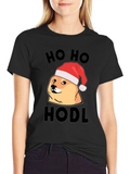 Ho Ho Hodl Doge Christmas T-Shirt