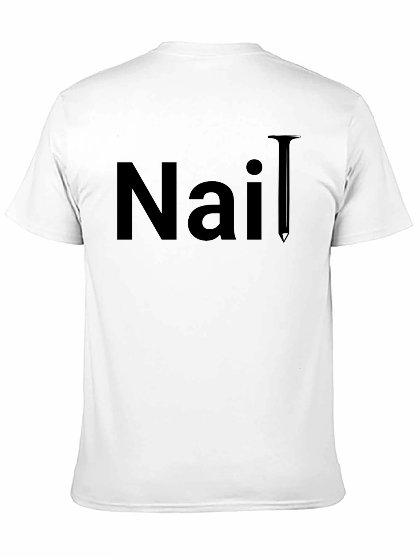 Nail T-Shirt - Classic Black Graphic Tee