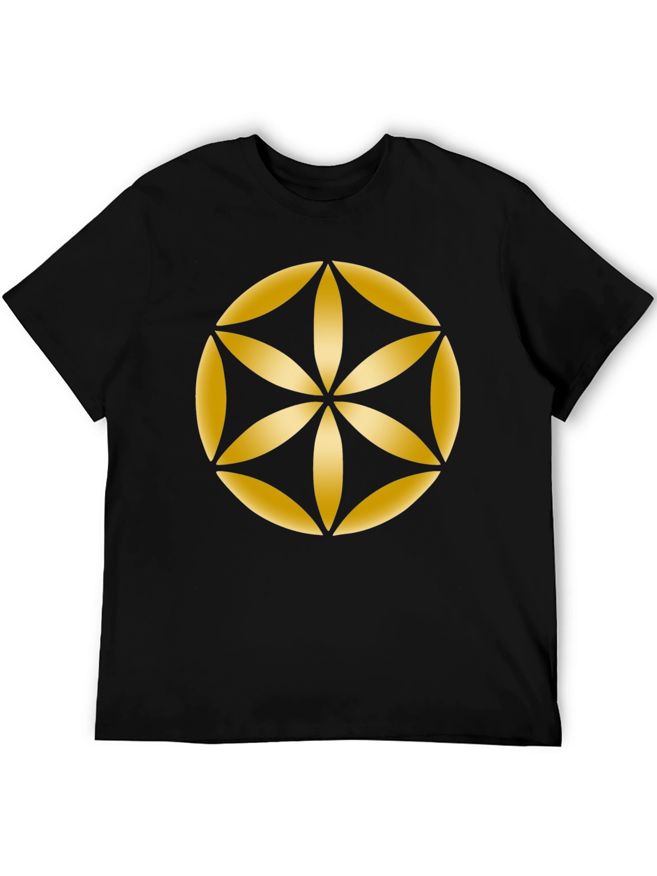 Geometric Flower of Life Graphic Tee