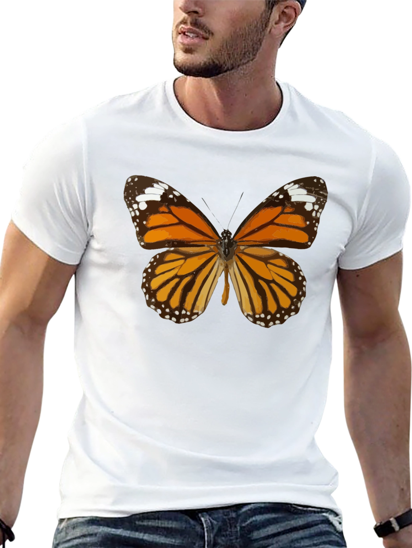 Butterfly Graphic T-Shirt - Classic Black Tee