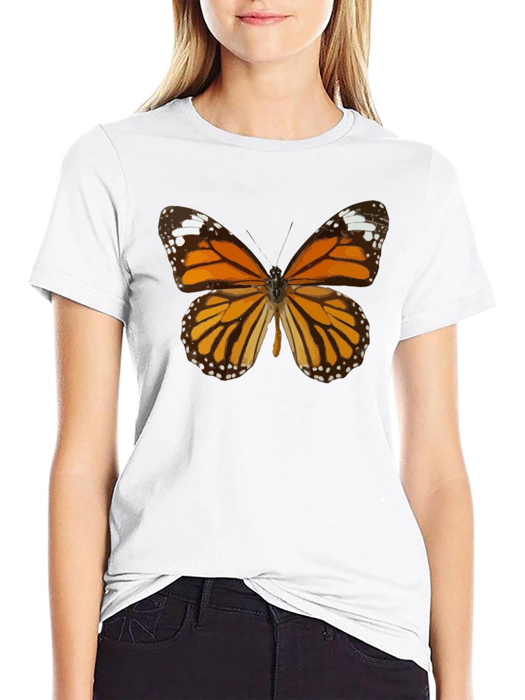 Butterfly Graphic T-Shirt - Classic Black Tee