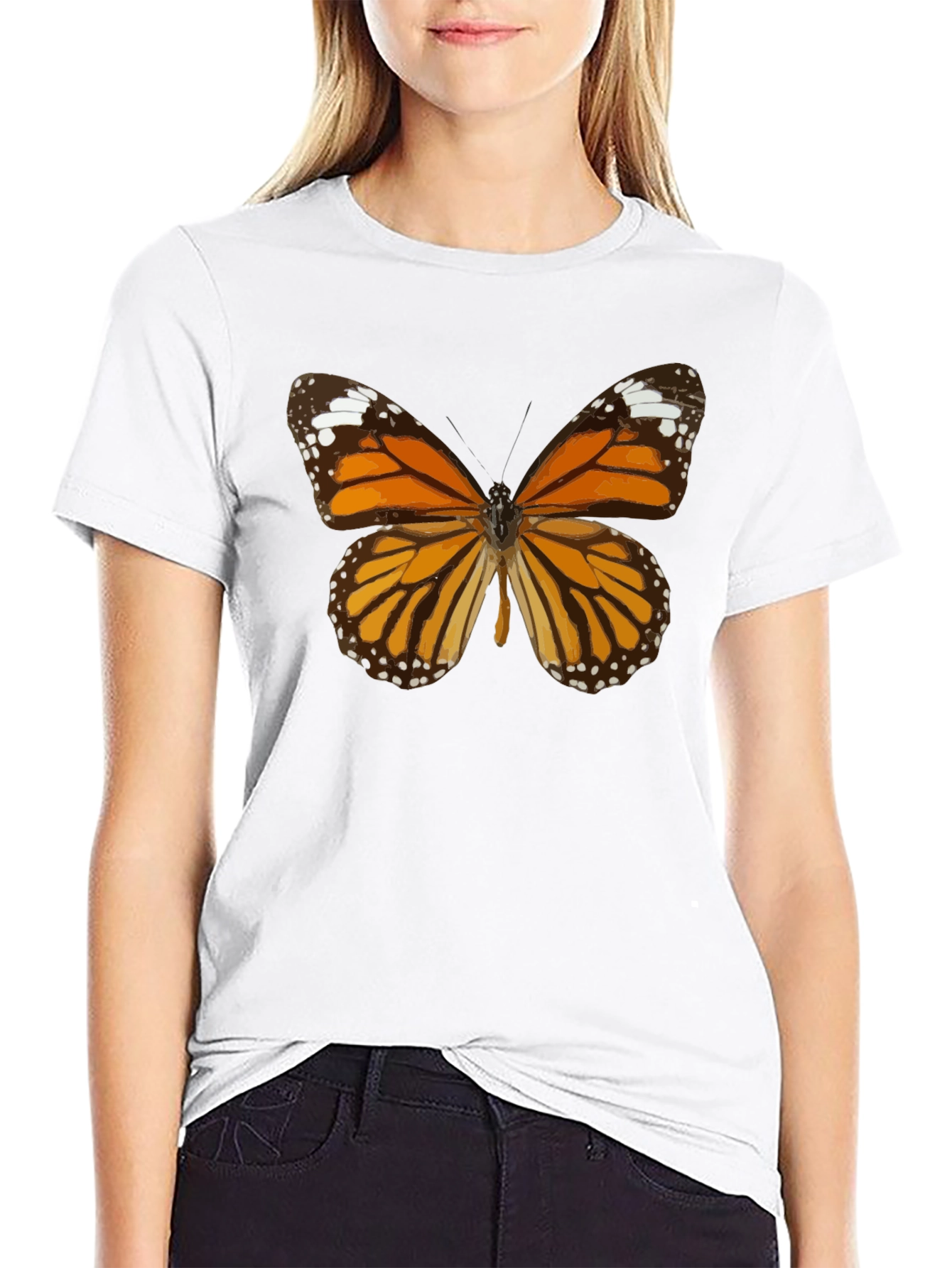 Butterfly Graphic T-Shirt - Classic Black Tee