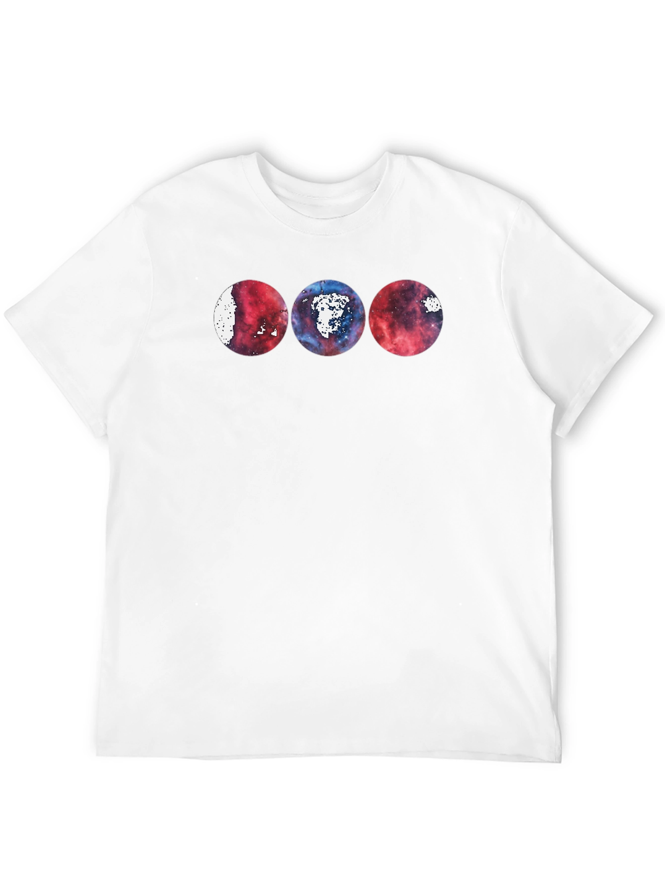 Cosmic Circles Black T-Shirt - Unique Graphic Tee