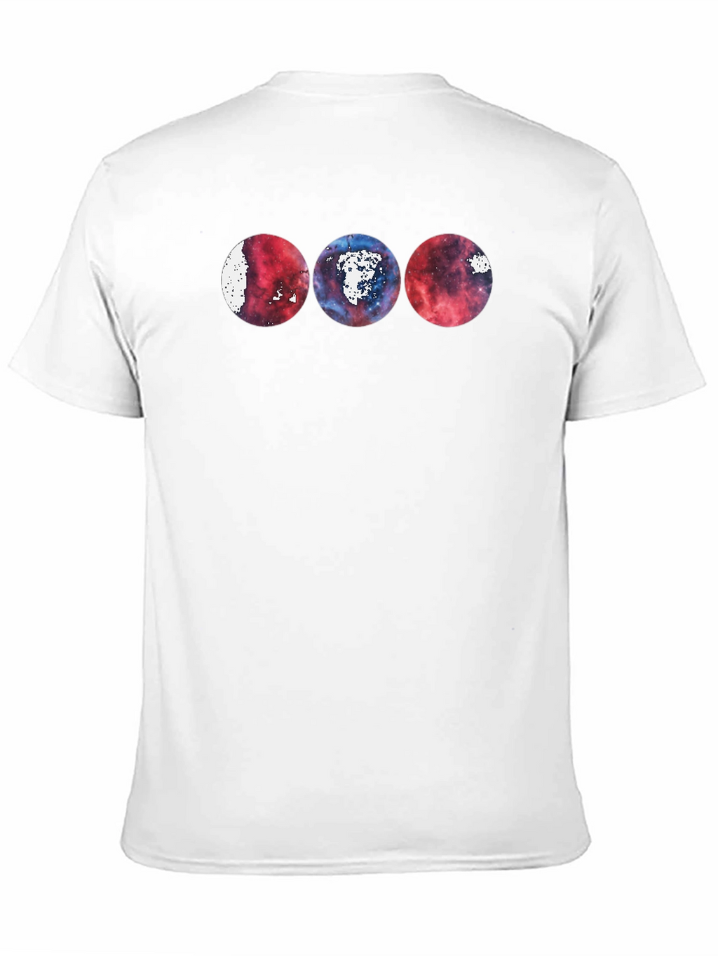 Cosmic Circles Black T-Shirt - Unique Graphic Tee