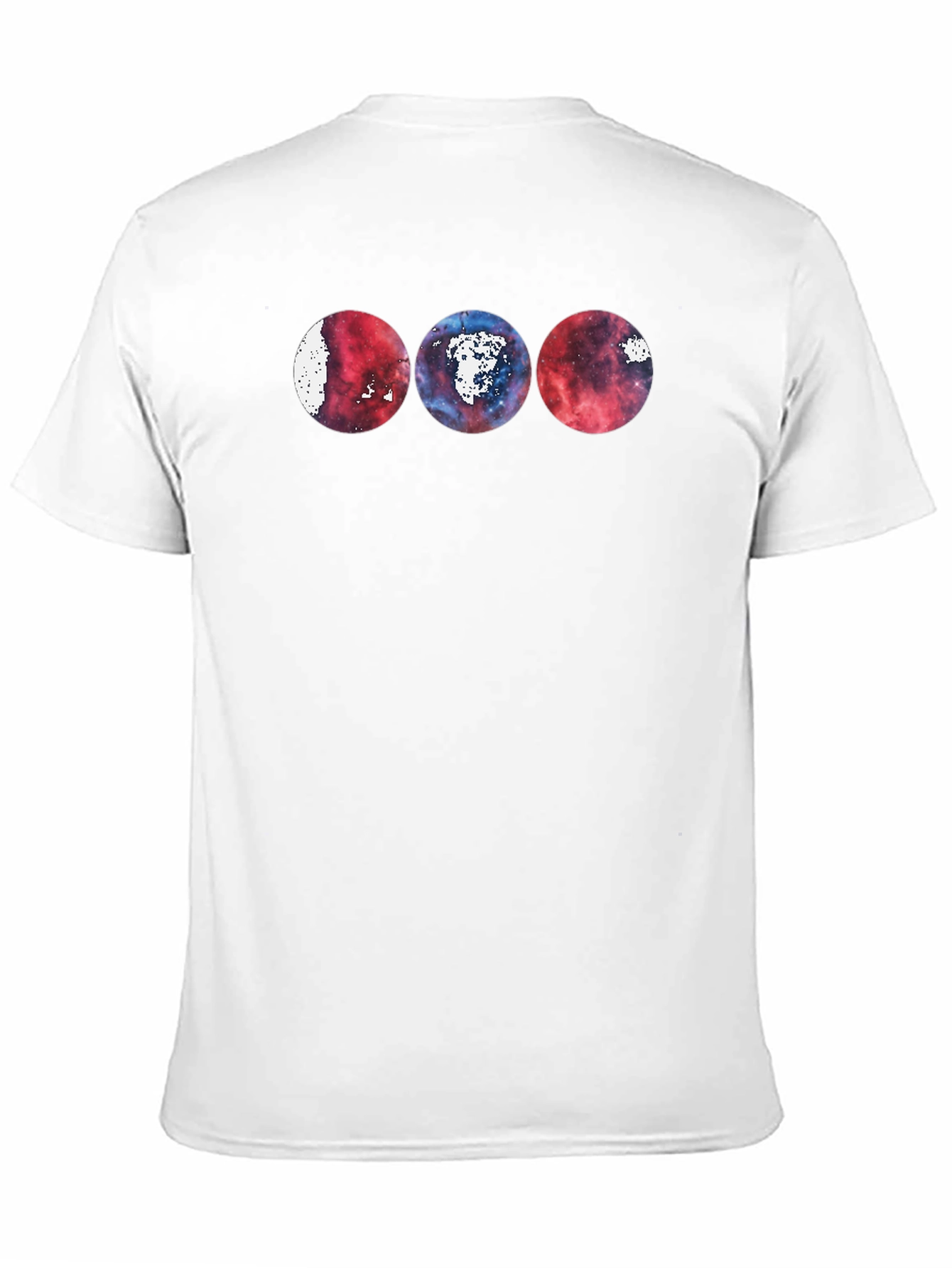 Cosmic Circles Black T-Shirt - Unique Graphic Tee