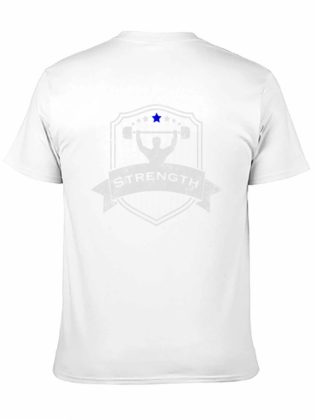 Mens Strength Weightlifting Graphic Tee