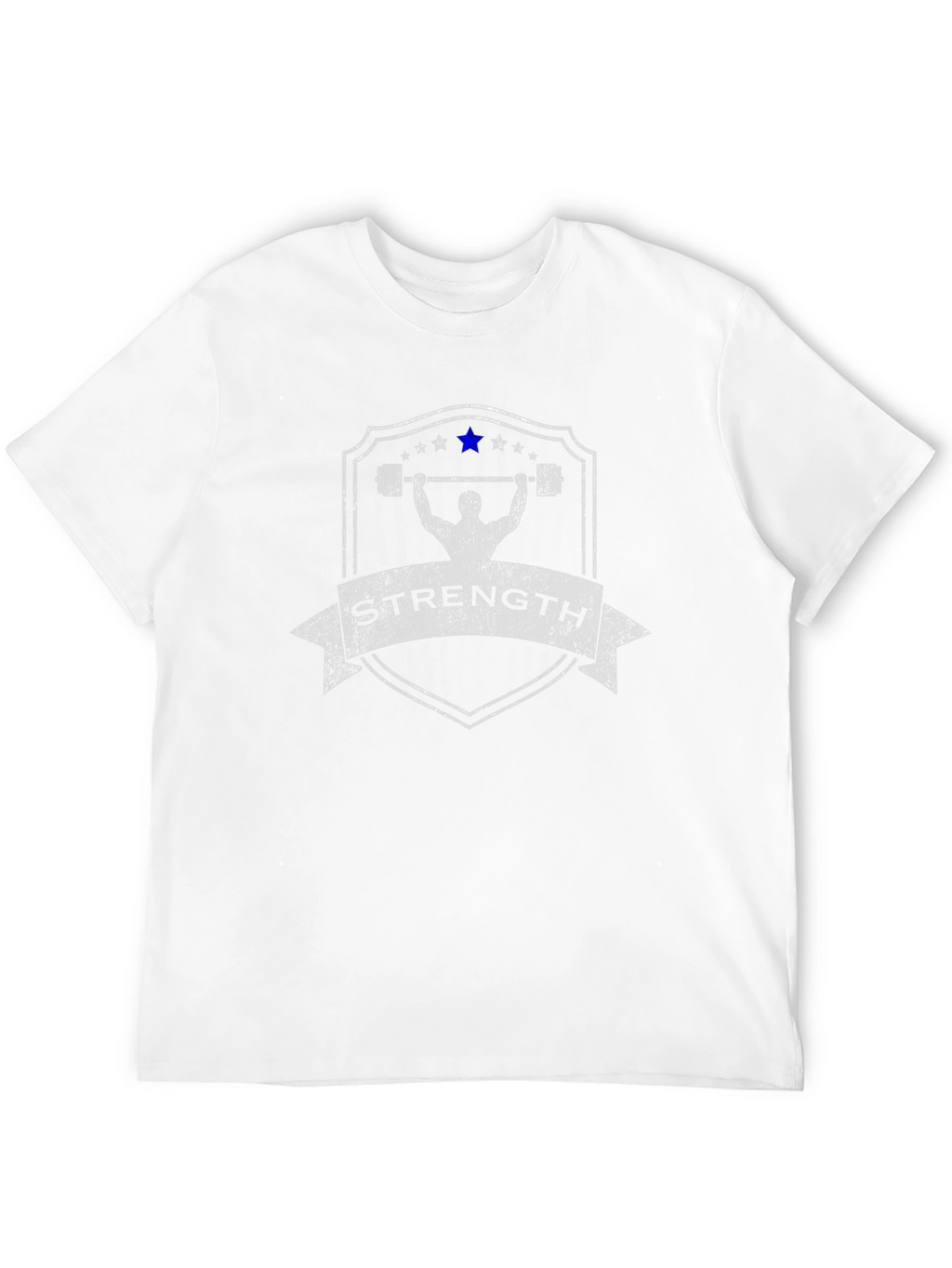 Mens Strength Weightlifting Graphic Tee