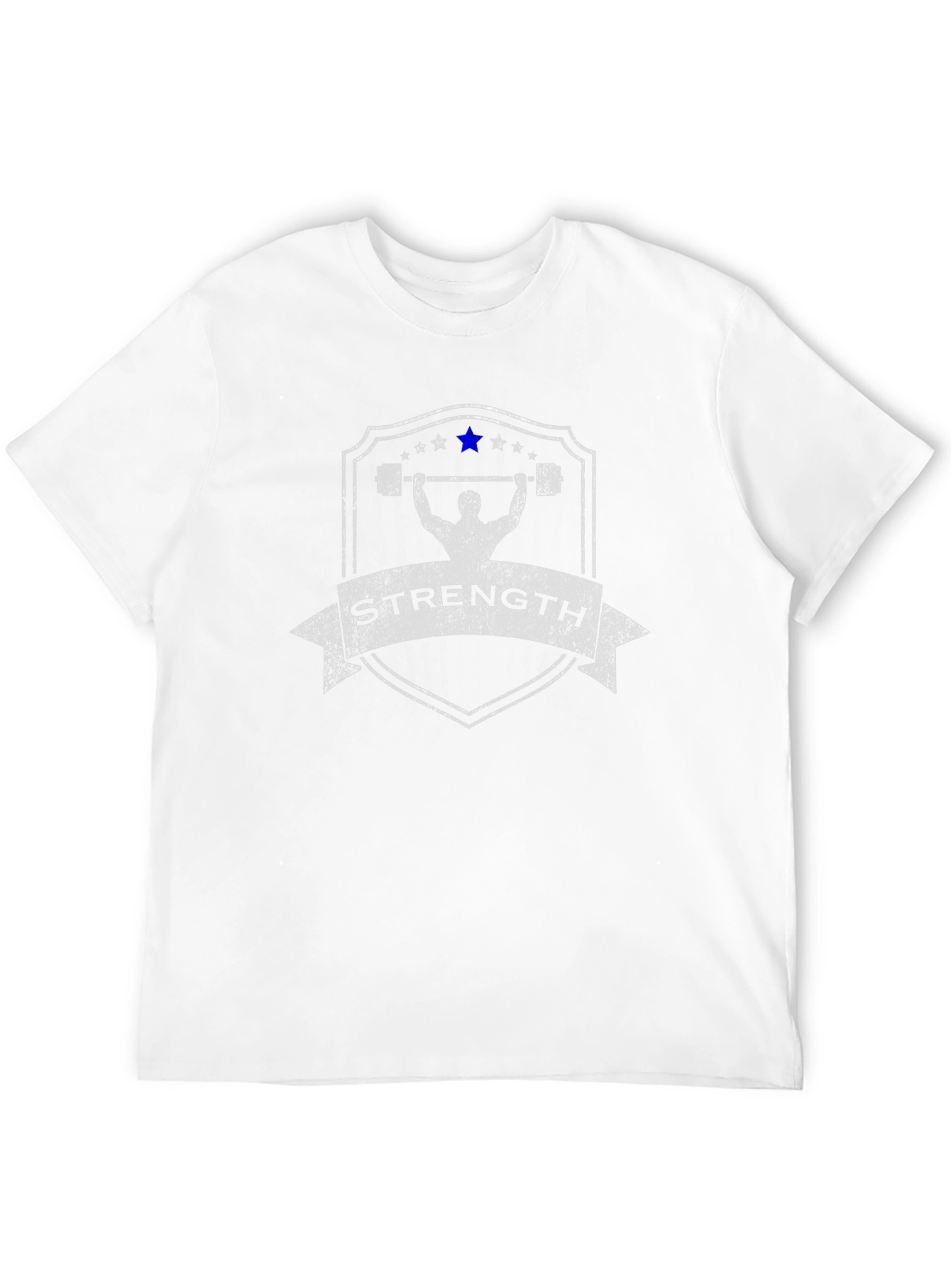 Mens Strength Weightlifting Graphic Tee