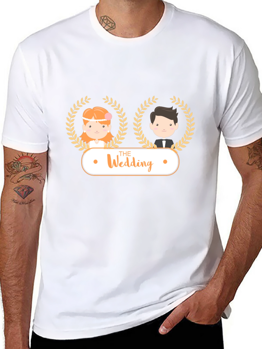 Wedding T-Shirt - Bride & Groom