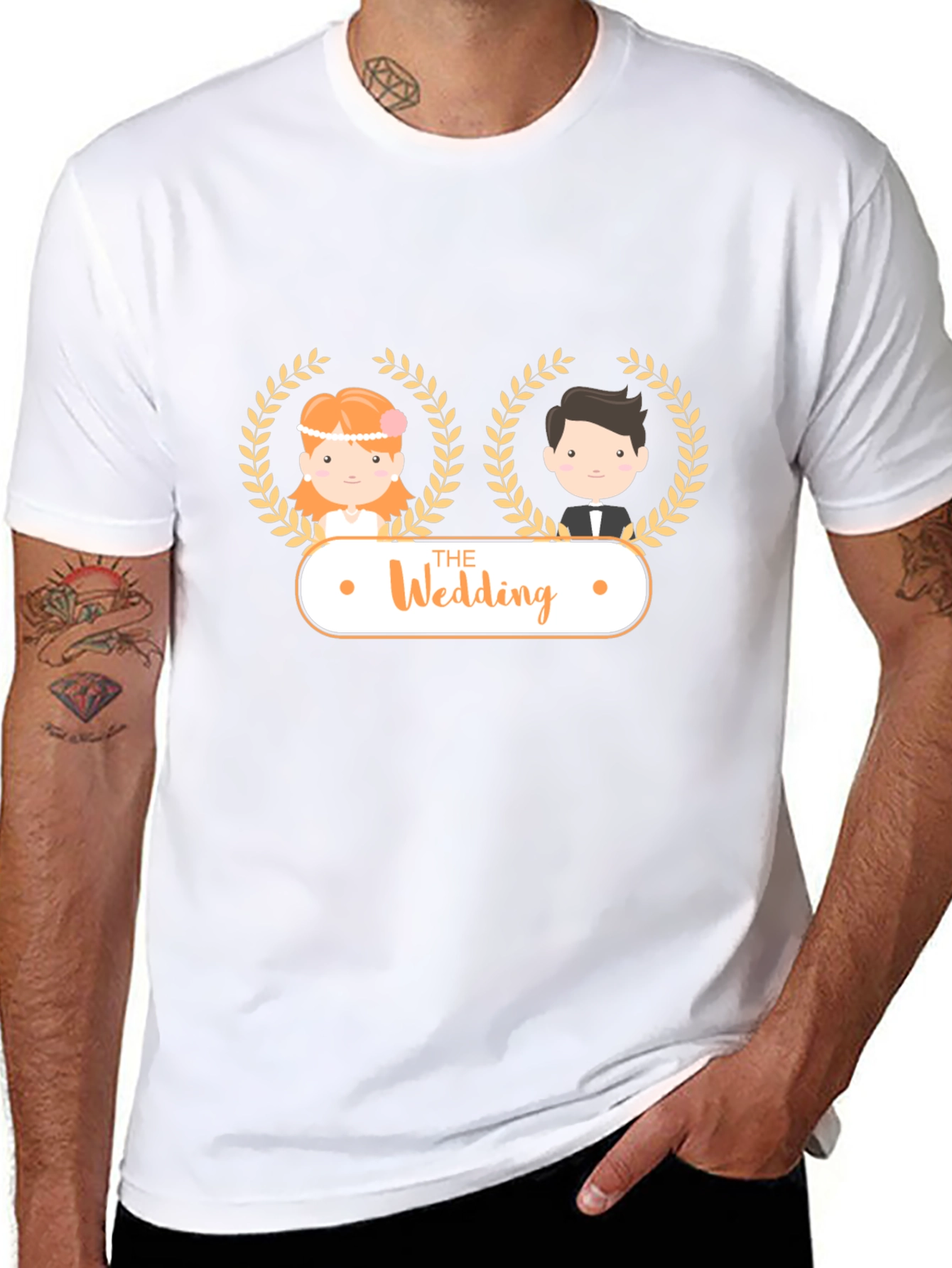 Wedding T-Shirt - Bride & Groom