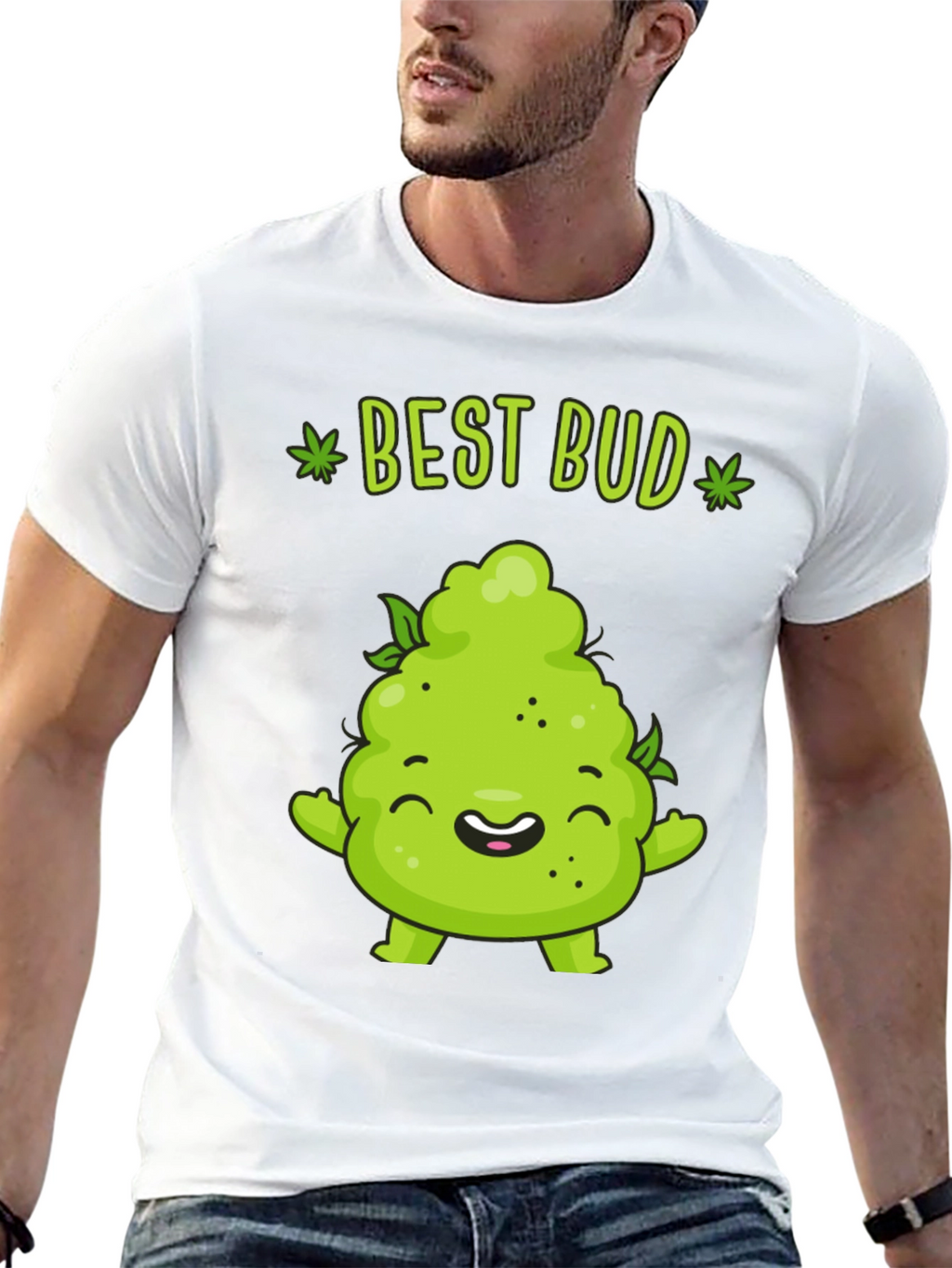 Funny Best Bud Graphic T-Shirt