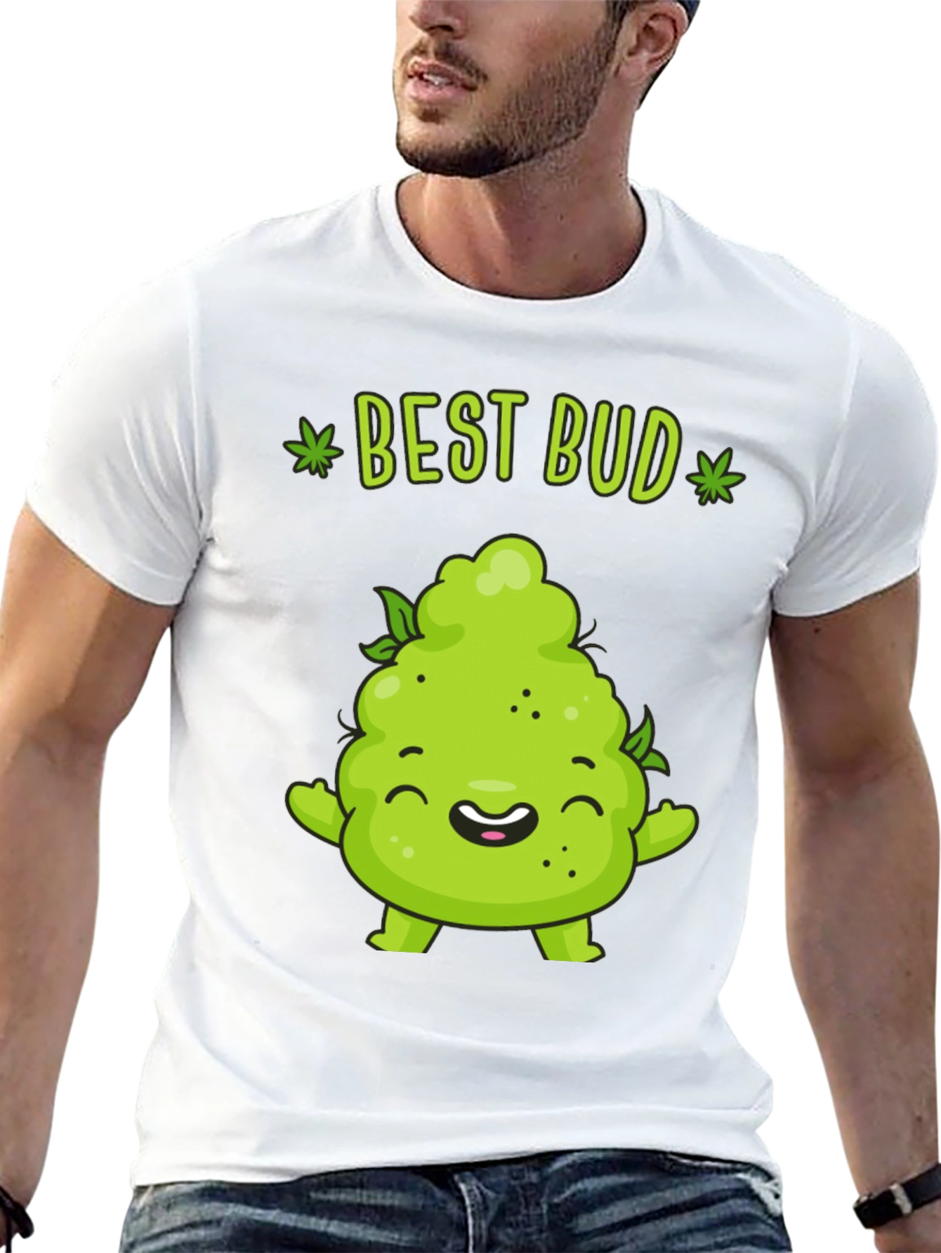 Funny Best Bud Graphic T-Shirt