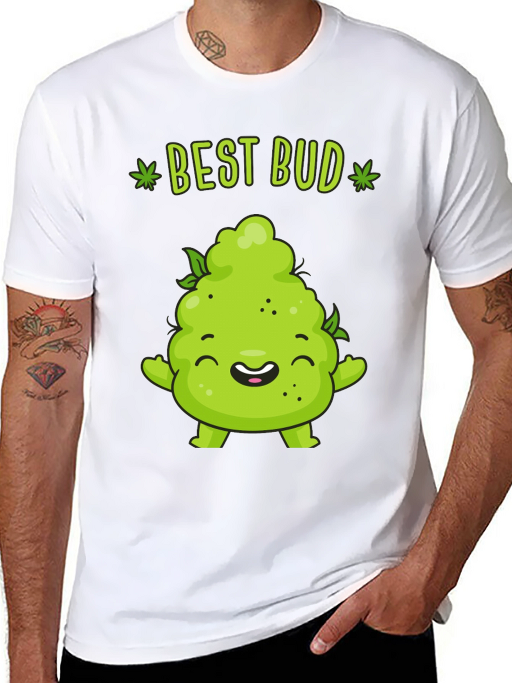 Funny Best Bud Graphic T-Shirt