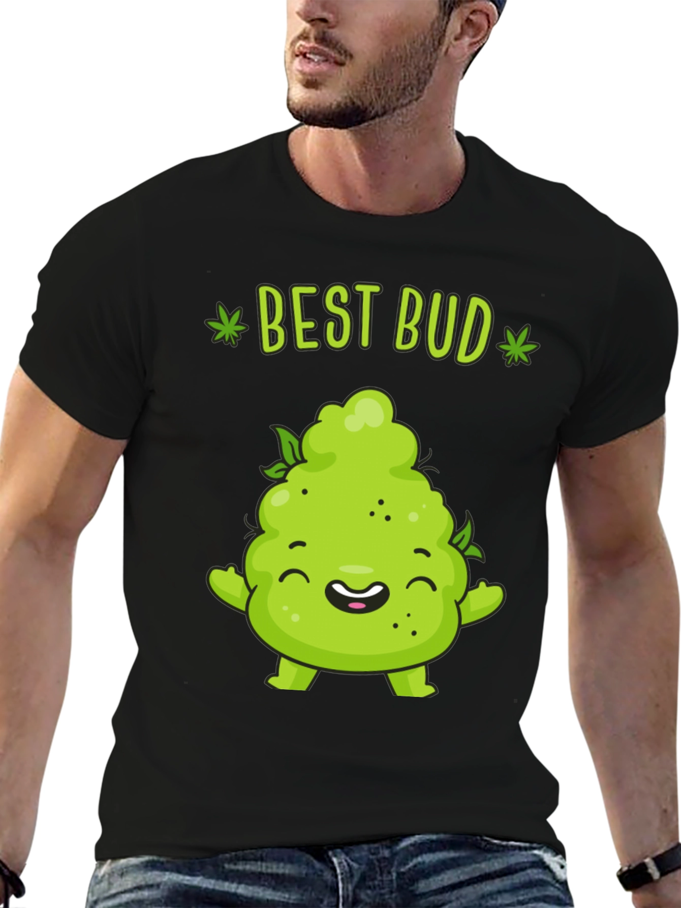 Funny Best Bud Graphic T-Shirt